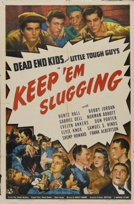 Keep 'Em Slugging movie poster (1943) poster with hanger