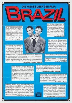 Brazil movie posters (1985) wood print