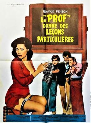 L'insegnante movie posters (1975) wood print