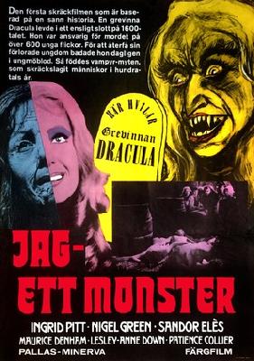 Countess Dracula movie posters (1971) poster with hanger