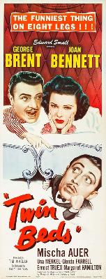 Twin Beds movie posters (1942) Stickers MOV_2240254