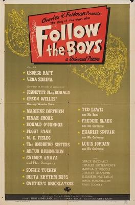 Follow the Boys movie posters (1944) tote bag