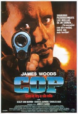 Cop movie posters (1988) wooden framed poster