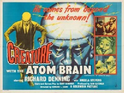 Creature with the Atom Brain movie posters (1955) canvas poster