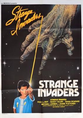 Strange Invaders movie posters (1983) metal framed poster