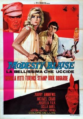 Modesty Blaise movie posters (1966) poster with hanger