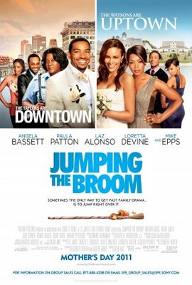 Jumping the Broom movie poster (2011) wooden framed poster