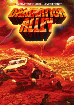 Damnation Alley movie poster (1977) metal framed poster