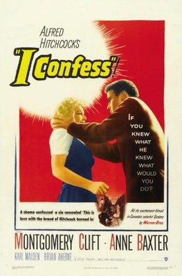 I Confess movie poster (1953) poster with hanger