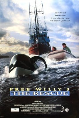 Free Willy 3: The Rescue movie poster (1997) metal framed poster