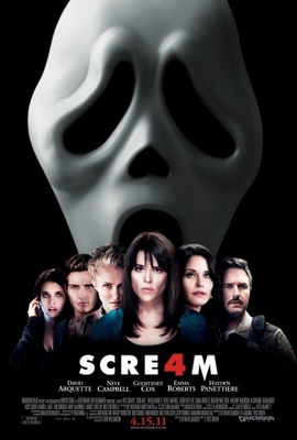 Scream 4 movie poster (2011) metal framed poster