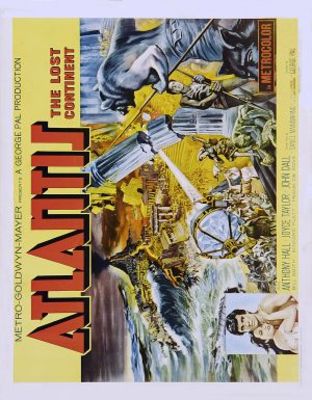 Atlantis, the Lost Continent movie poster (1961) canvas poster
