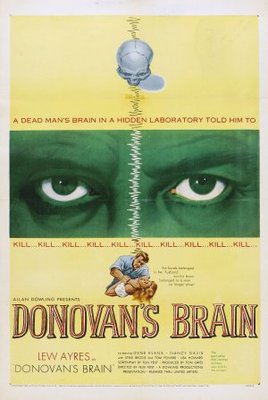 Donovan's Brain movie poster (1953) pillow