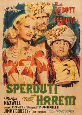 Lost in a Harem movie poster (1944) pillow