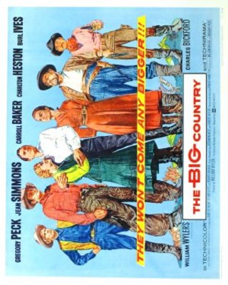 The Big Country movie poster (1958) poster with hanger