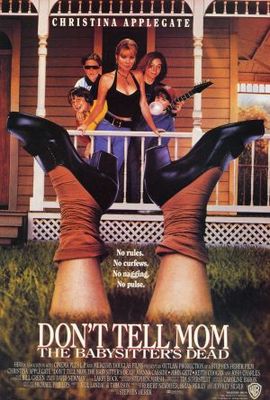 Don't Tell Mom the Babysitter's Dead movie poster (1991) metal framed poster