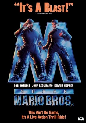 Super Mario Bros. movie poster (1993) wooden framed poster