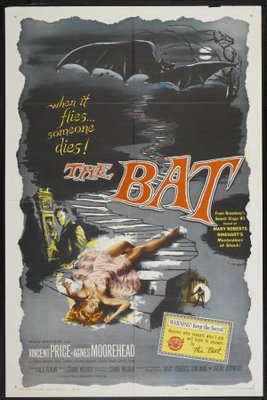 The Bat movie poster (1959) canvas poster