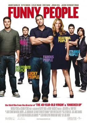 Funny People movie poster (2009) pillow