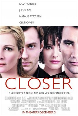 Closer movie poster (2004) poster with hanger