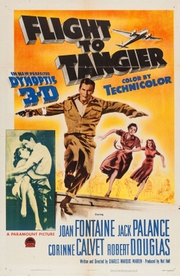 Flight to Tangier movie poster (1953) poster
