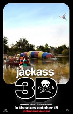 Jackass 3D movie poster (2010) metal framed poster