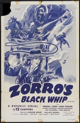 Zorro's Black Whip movie poster (1944) Mouse Pad MOV_2b607f3e