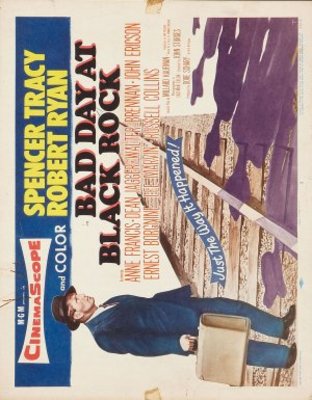 Bad Day at Black Rock movie poster (1955) wooden framed poster