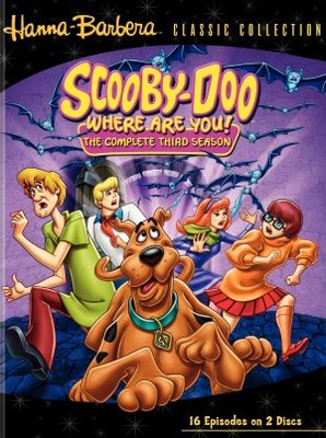 Scooby-Doo, Where Are You! movie poster (1969) pillow