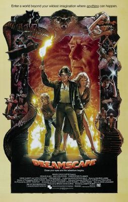 Dreamscape movie poster (1984) metal framed poster