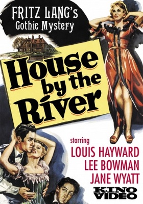 House by the River movie poster (1950) canvas poster