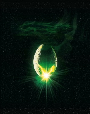 Alien movie poster (1979) wood print