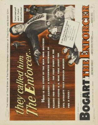 The Enforcer movie poster (1951) wood print