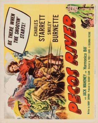 Pecos River movie poster (1951) mouse pad
