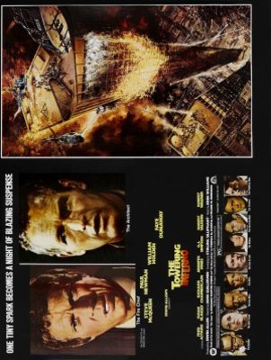 The Towering Inferno movie poster (1974) wood print