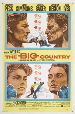 The Big Country movie poster (1958) pillow