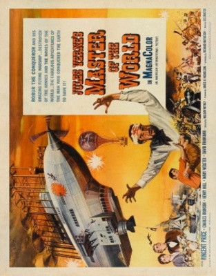 Master of the World movie poster (1961) canvas poster
