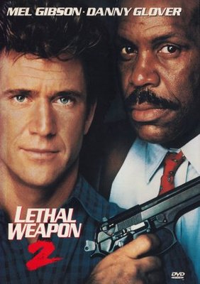 Lethal Weapon 2 movie poster (1989) wooden framed poster