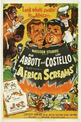 Africa Screams movie poster (1949) wooden framed poster