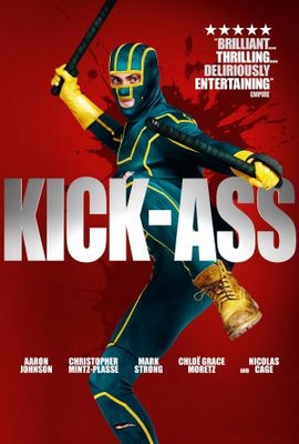 Kick-Ass movie poster (2010) wooden framed poster