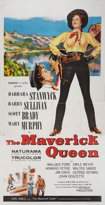 The Maverick Queen movie poster (1956) wood print