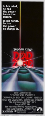 The Dead Zone movie poster (1983) pillow
