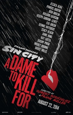 Sin City: A Dame to Kill For movie poster (2014) canvas poster