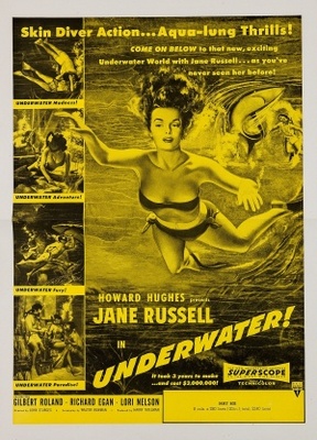 Underwater! movie poster (1955) Longsleeve T-shirt