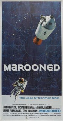 Marooned movie poster (1969) wooden framed poster