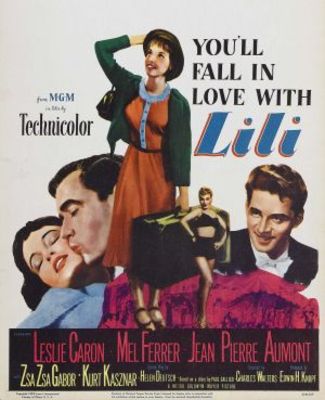 Lili movie poster (1953) canvas poster