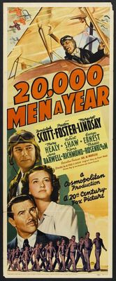 20,000 Men a Year movie poster (1939) wooden framed poster