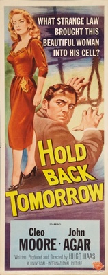 Hold Back Tomorrow movie poster (1955) poster