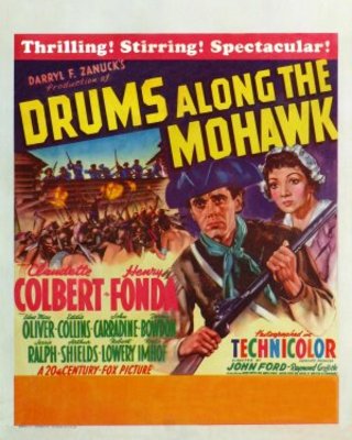 Drums Along the Mohawk movie poster (1939) metal framed poster