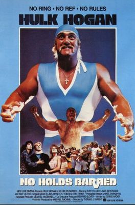 No Holds Barred movie poster (1989) wood print